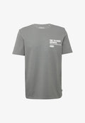 s.Oliver Print T-shirt - grau