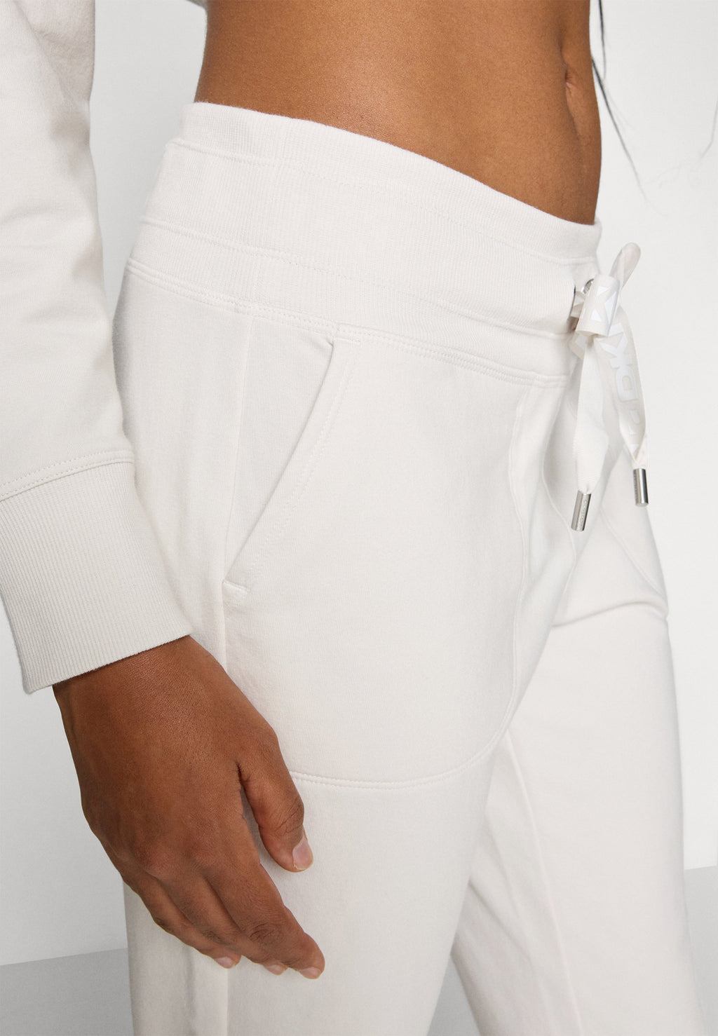 DKNY TWO TONE DRAWCORD CUFFED JOGGER