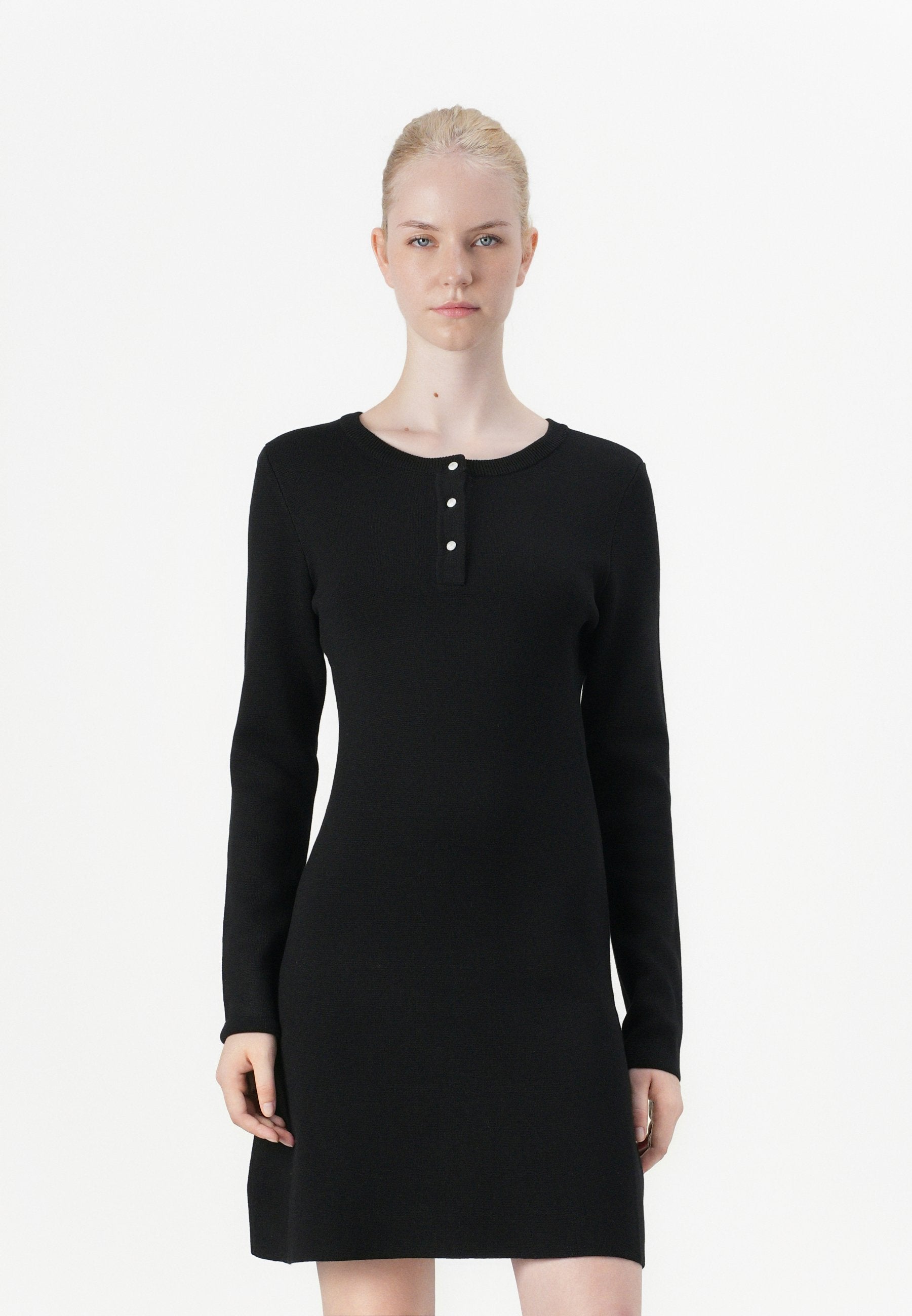 ONLMELLI BUTTON FLARED DRESS Media 3