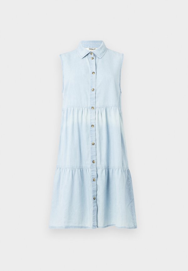 ONLY Denim ONLBEA Short - Denim dress - light blue denim