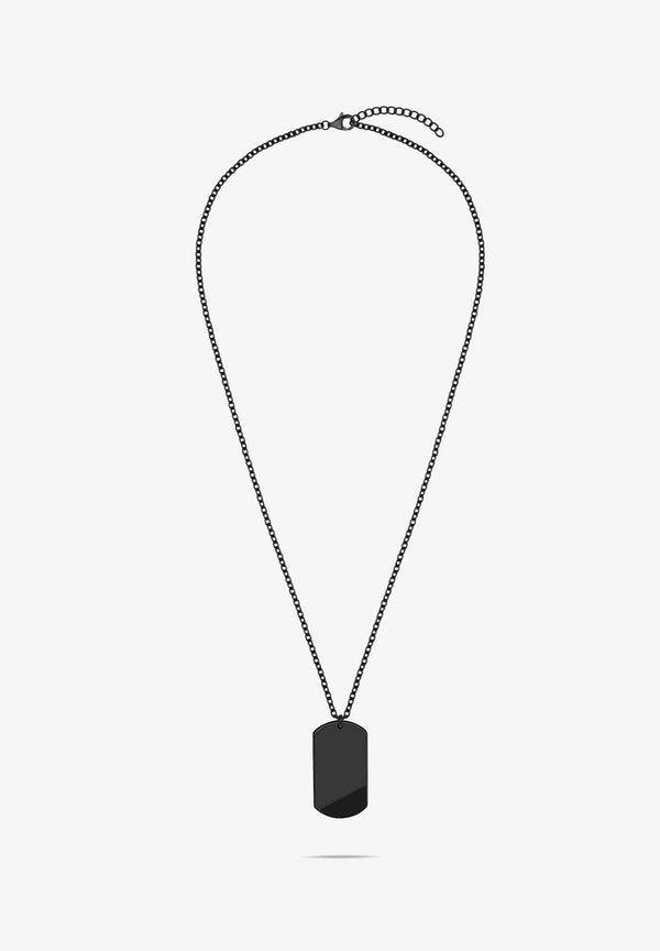 s.Oliver TAG - Necklace - schwarz