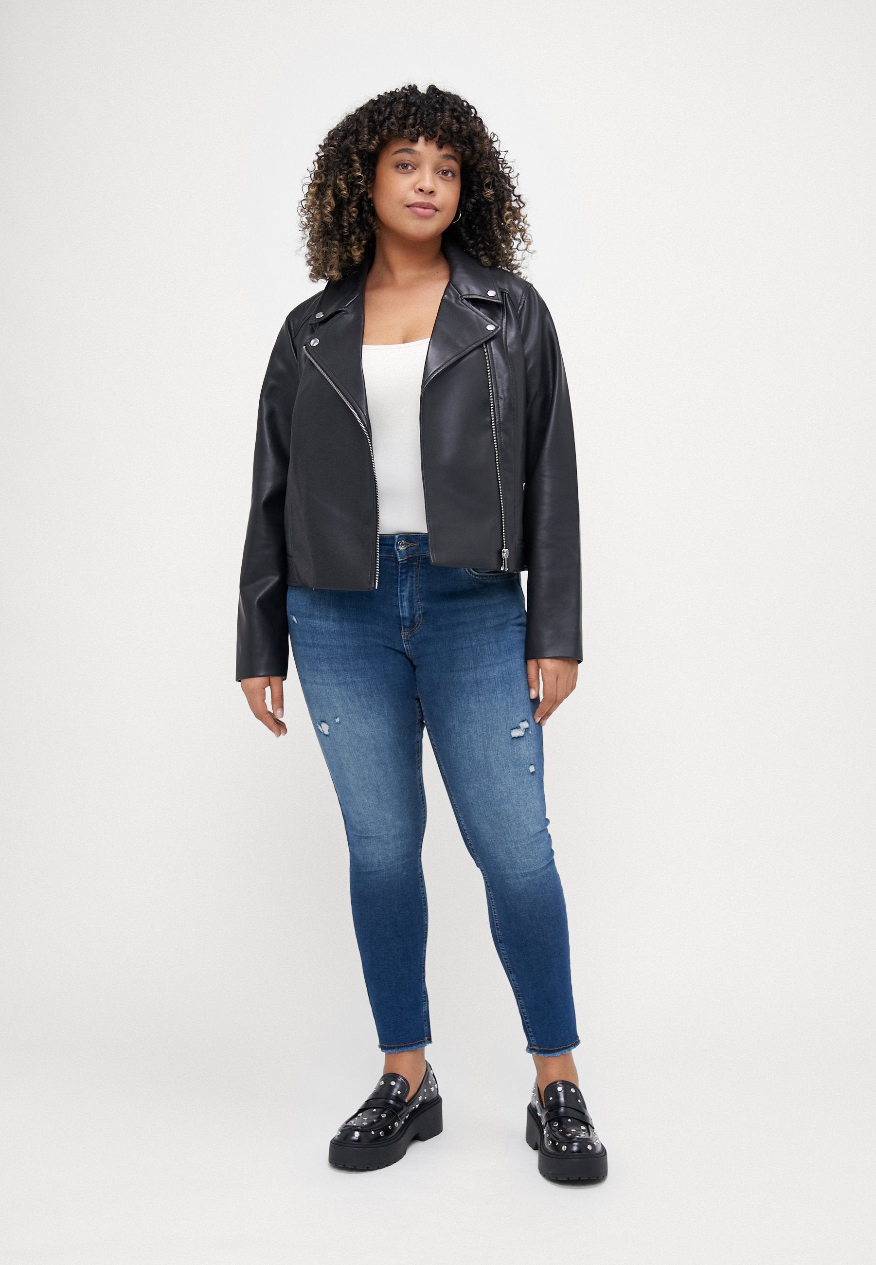 Skinny fit CARWILLY Mid waist Ankle length Media 2