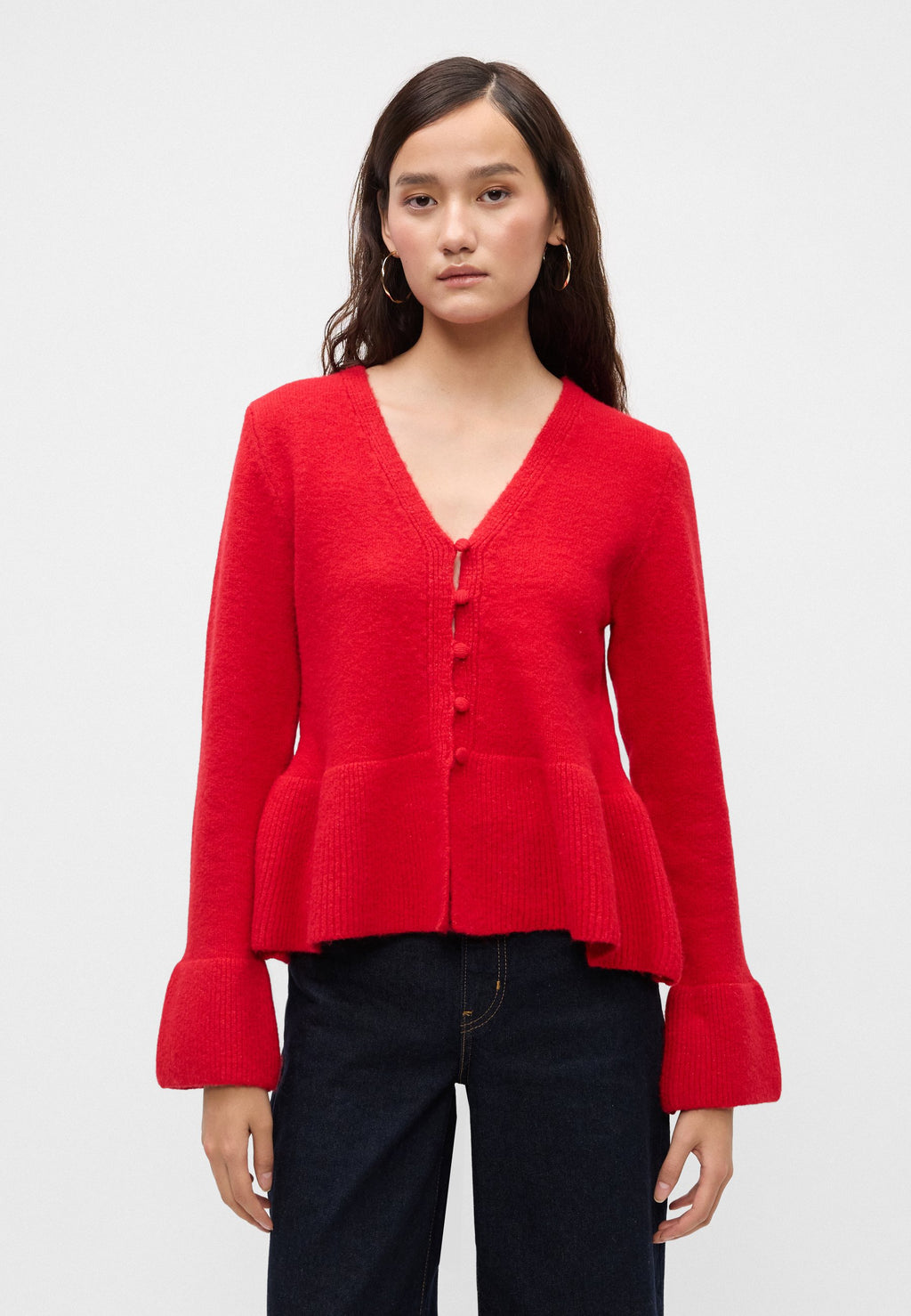 Gina Tricot PEPLUM CARDIGAN