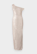 Norma Kamali DROP SHOULDER FITTED GOWN SIDE SLIT