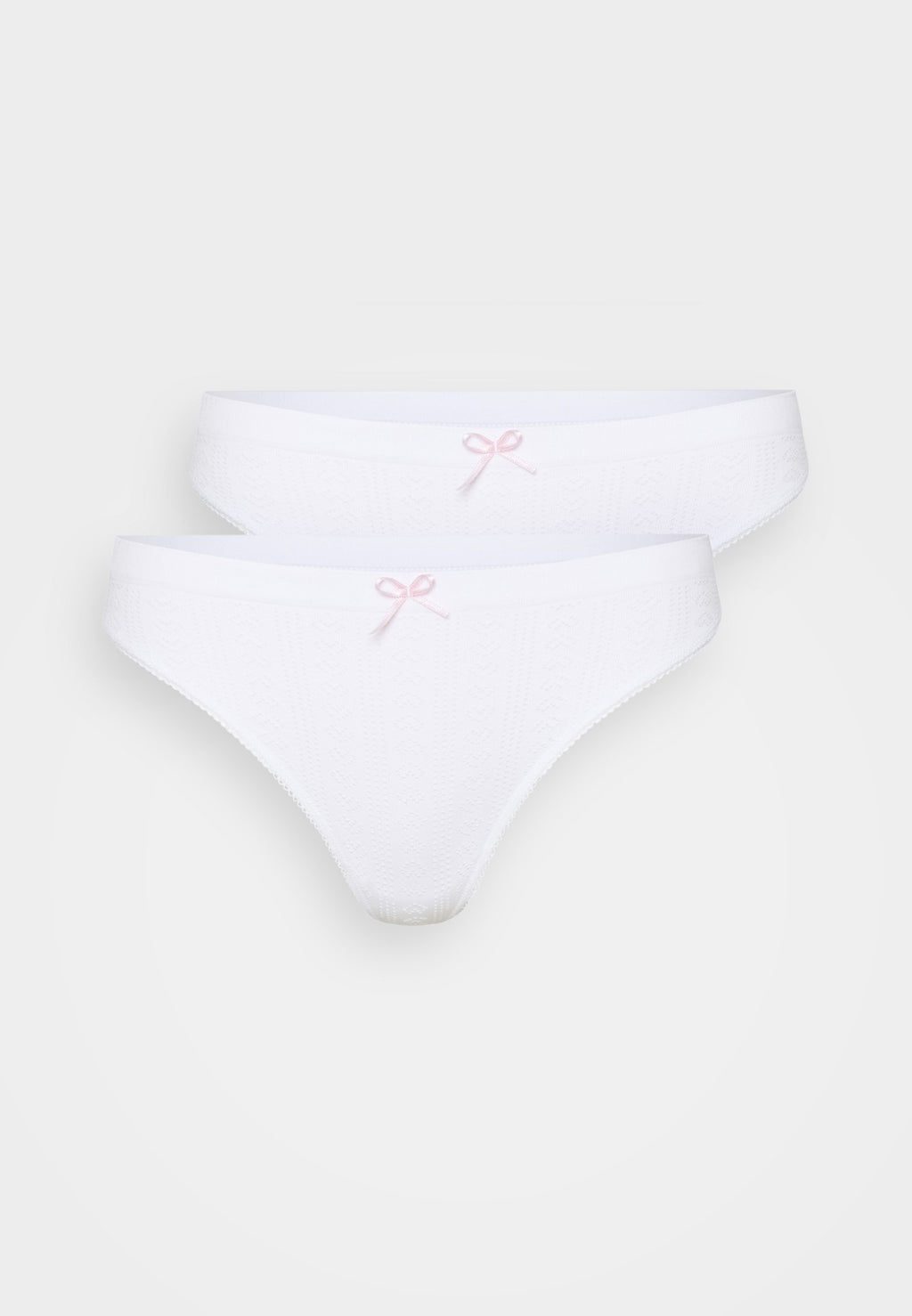 ONLY ONLPOPPY HEART THONG 2 PACK
