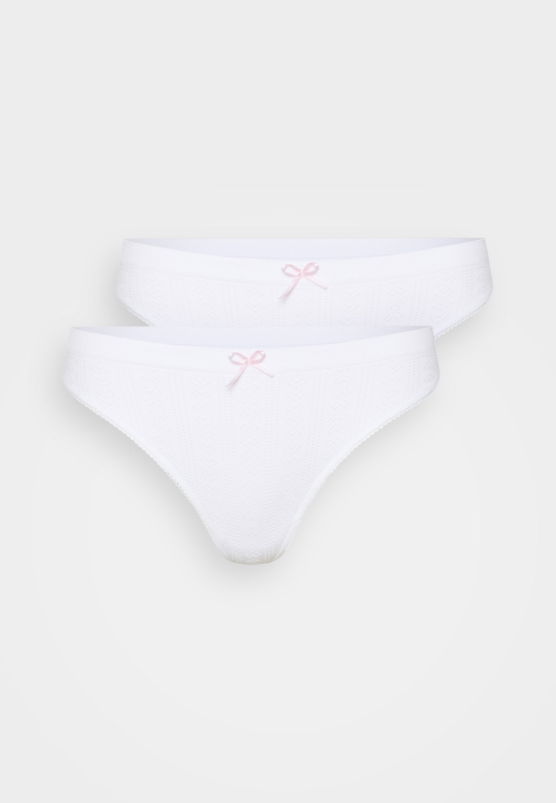 ONLY ONLPOPPY HEART THONG 2 PACK