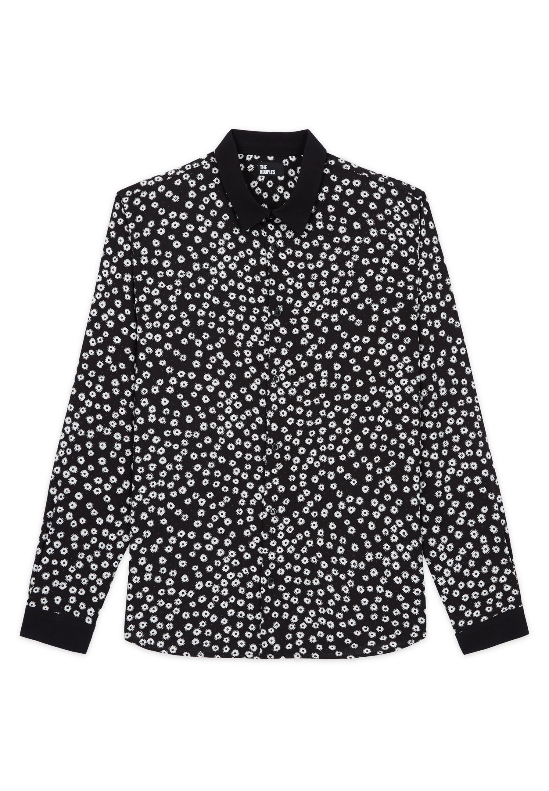The Kooples COL CLASSIQUE IMPRIMÉE