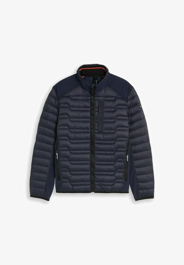 TOM TAILOR TOM TAILOR JACKEN LIGHTWEIGHT HYBRID STEPPJACKE MIT STEHKRAGEN - Winter jacket - sky captain blue