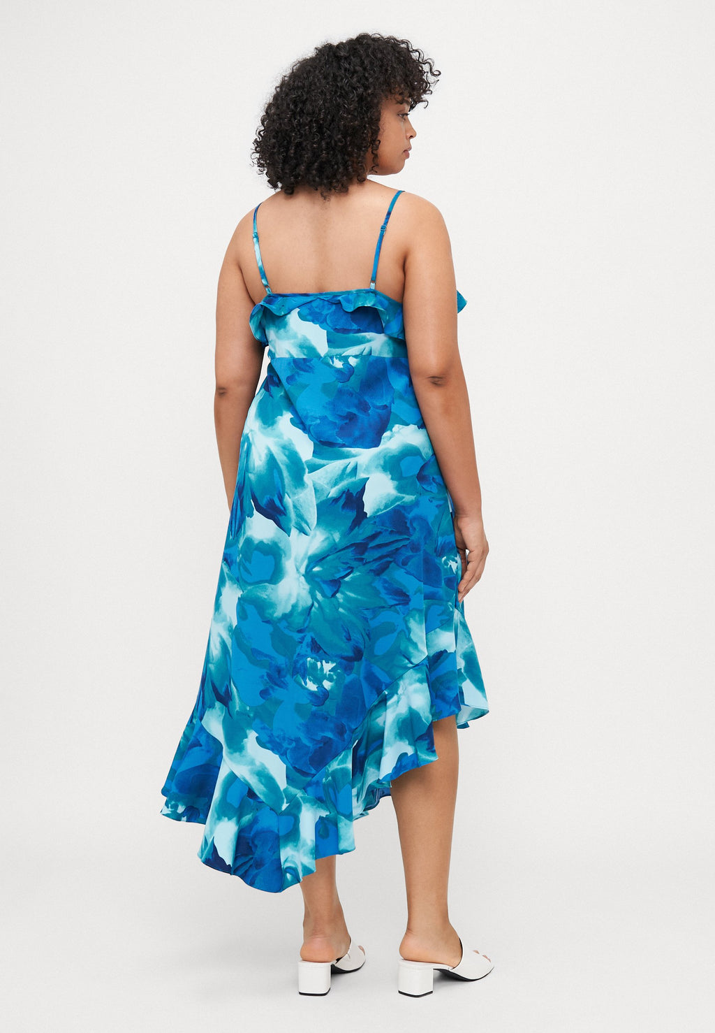 CARROSAL STRAP FRILL ANKLE DRESS Media 4