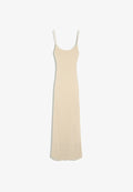 Bershka DRESS - Maxi dress - beige