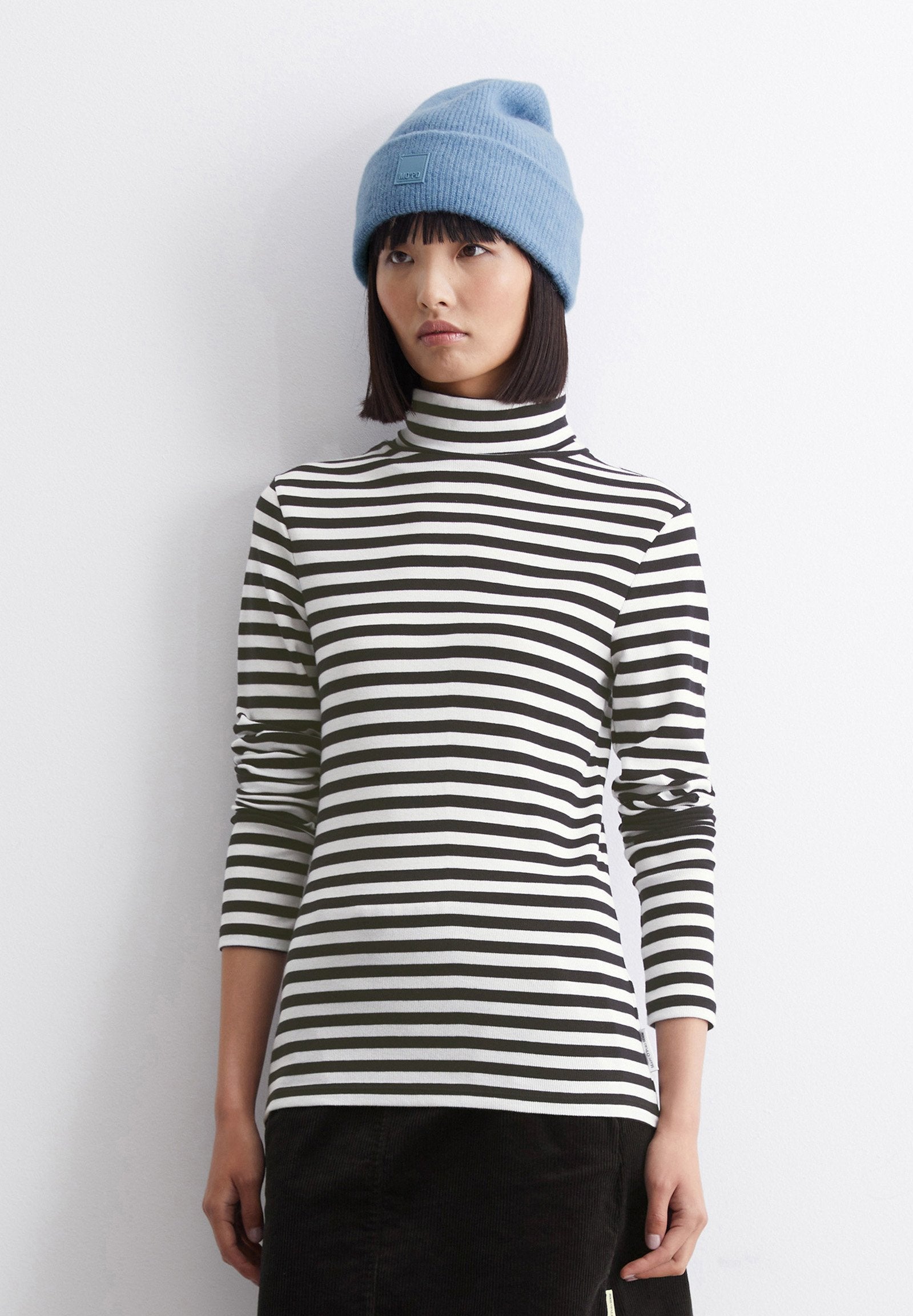 Marc O'Polo DENIM TURTLENECK STRIPES