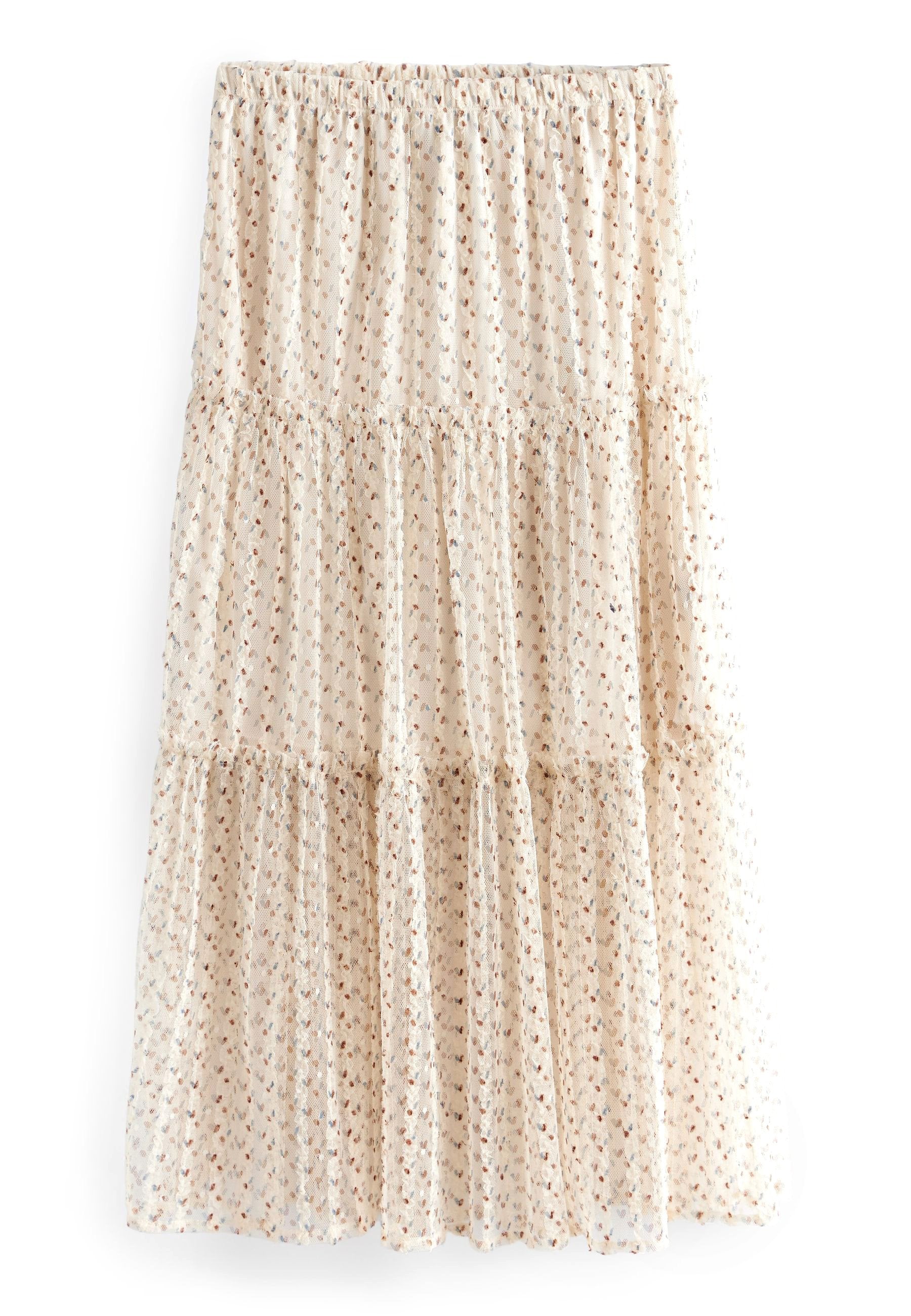 Next RUFFLE TULLE TIERED MAXI SKIRT