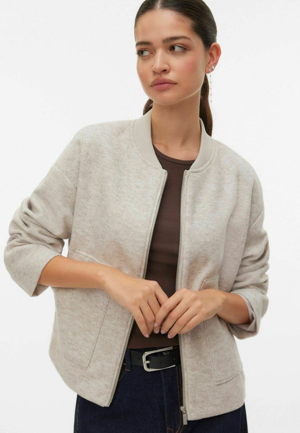 Vero Moda VMIDA Light - Bomber Jacket - silver mink