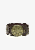 Bershka MEDALLION - Waist belt - dark brown