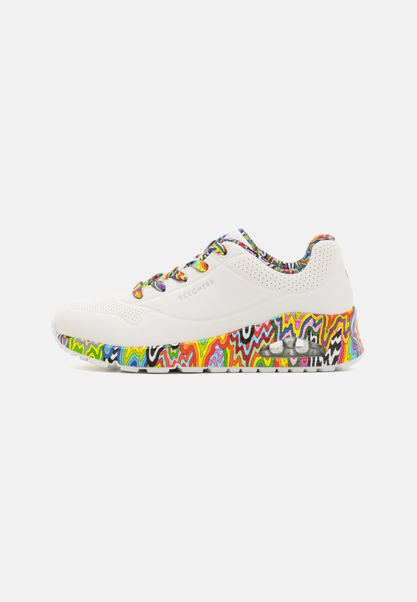Skechers UNO JEN STARK - Trainers - white/multi-coloured