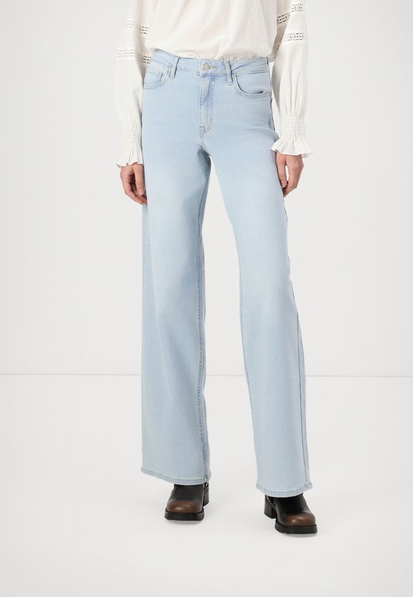 ONLY Wide-fit ONLMADISON High waist Wide Leg Fit - Wide Leg - light blue bleached denim