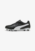 Puma KING LIGA FG/AG - Firm-ground football boots - black- silver- white