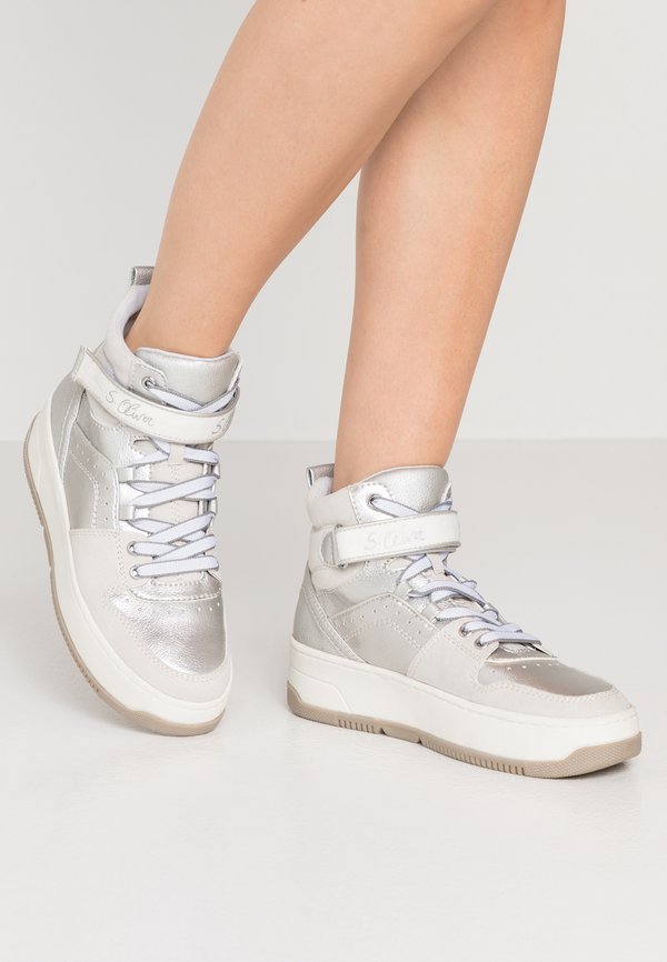 s.Oliver High-top trainers - white