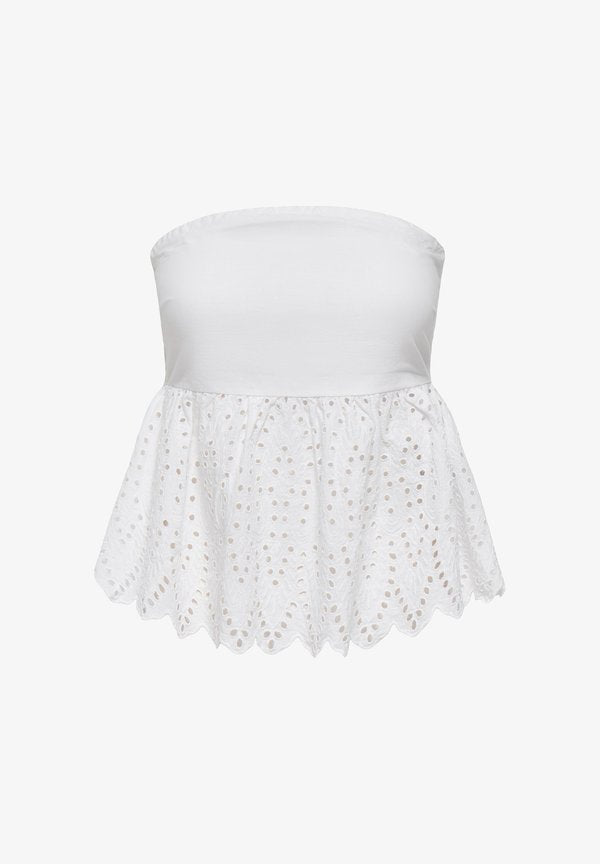 ONLY ONLTULUM - Top - bright white