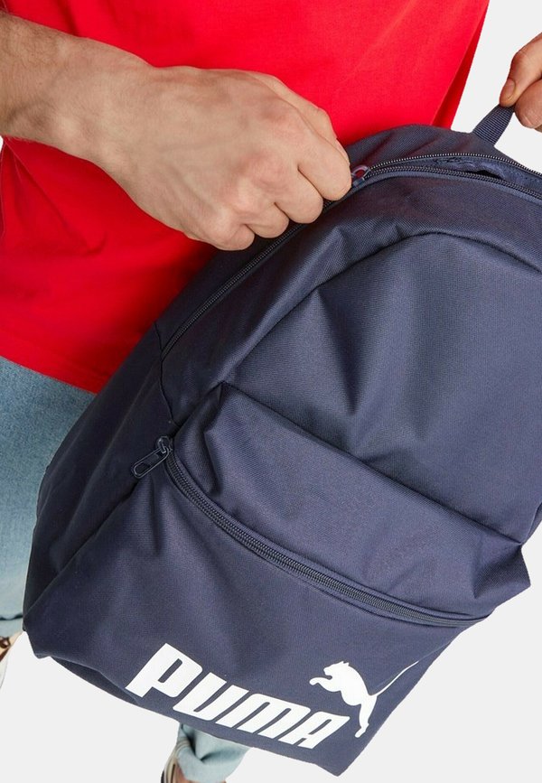 Puma MIT LOGO-SCHRIFTZUG - Rucksack - blau