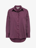 ONLY ONLOREGON ALVA LS REG SHIRT NOOS WVN - Button-down blouse - grape wine