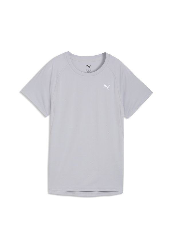 Puma W RUN VELOCITY TEE  - Sports T-shirt - vibrant silver-colored