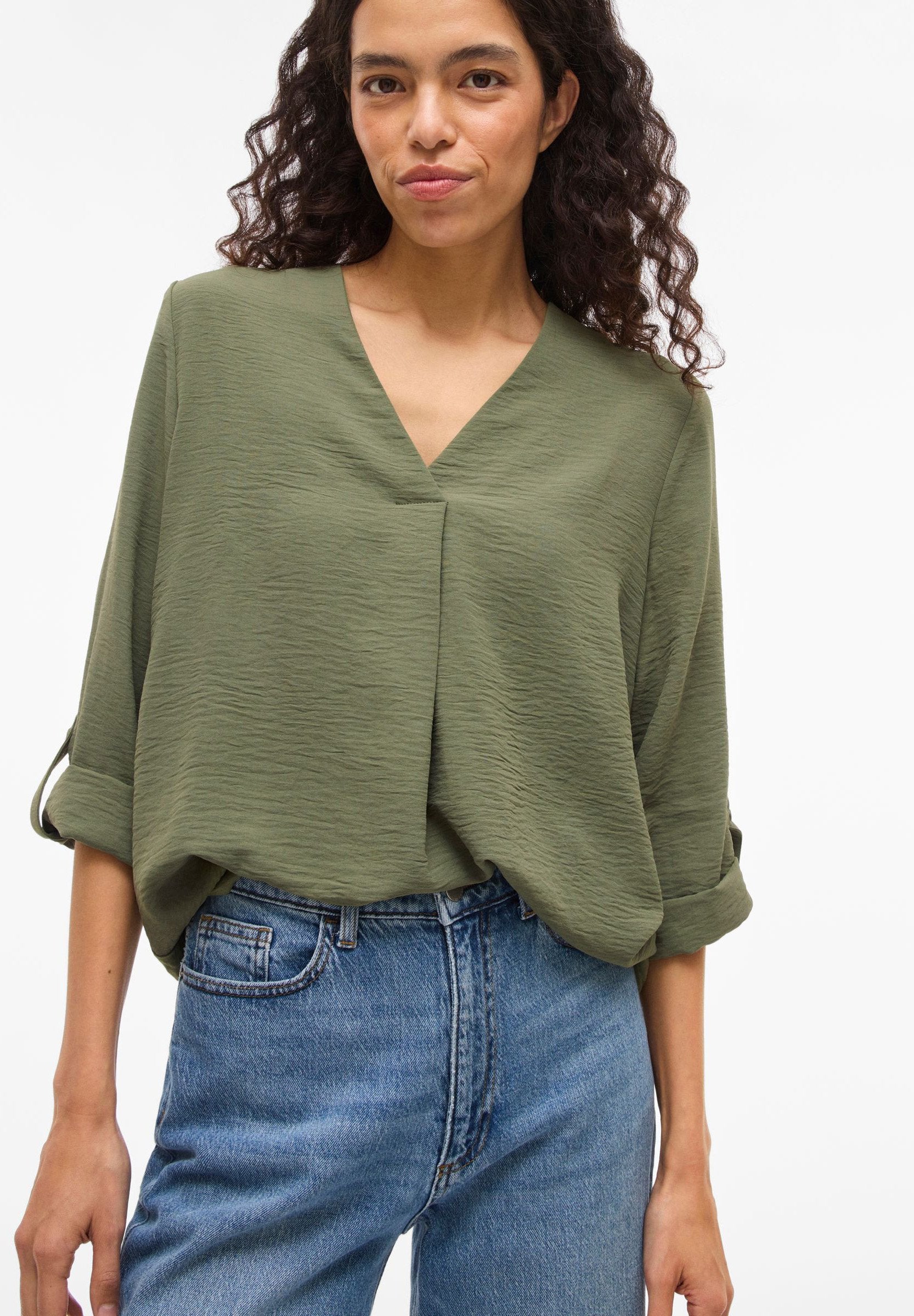 VILA 3/4 sleeved VIJOSA V-neck