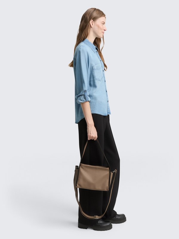 TOM TAILOR ROWAN SHOULDER BAG - Handbag - taupe