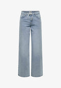 ONLY Wide-fit ONLBLISS Mid waist Wide Leg Fit - Wide Leg - light blue denim
