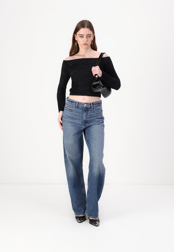 Good American OFF SHOULDER LONG SLEEVE