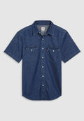 Levi's® CLASSIC WESTERN - Shirt - blue denim