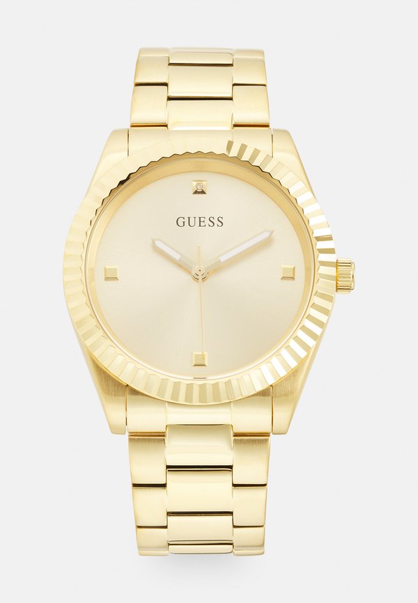 Guess CONNOISSEUR GENUINE DIAMOND - Watch - gold-coloured/Champagne Sunray