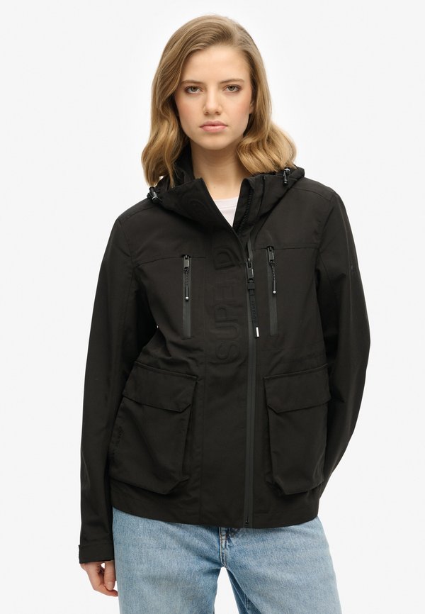 Superdry & Co HOODED ULTIMATE TECH - Light jacket - black