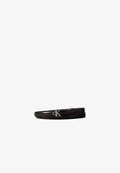 Calvin Klein ROUND BUCKLE - Belt - dark brown