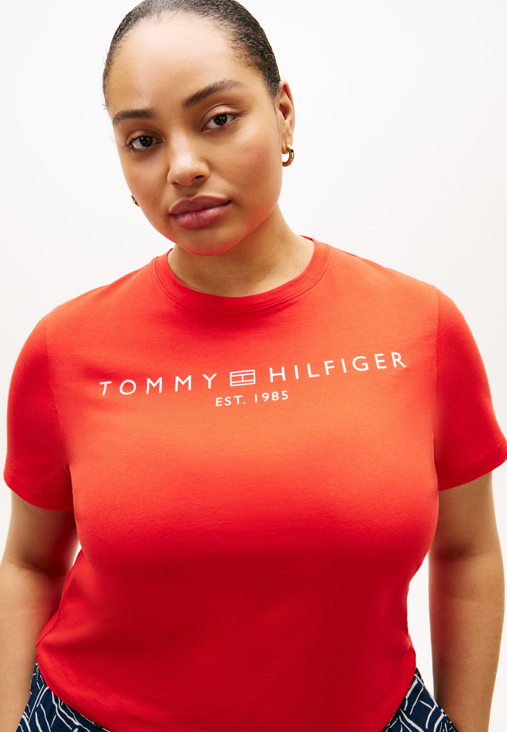 CURVE LOGO JERSEY CREW NECK T-SHIRT Media 5