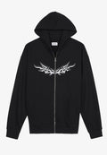 YOURTURN UNISEX RELAXED FIT ZIP-UP HOODIE