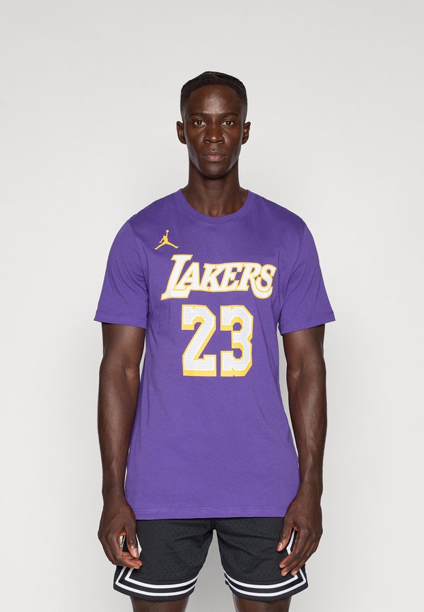 Nike Performance LOS ANGELES LAKERS TEE LEBRON JAMES - Club wear - field purple
