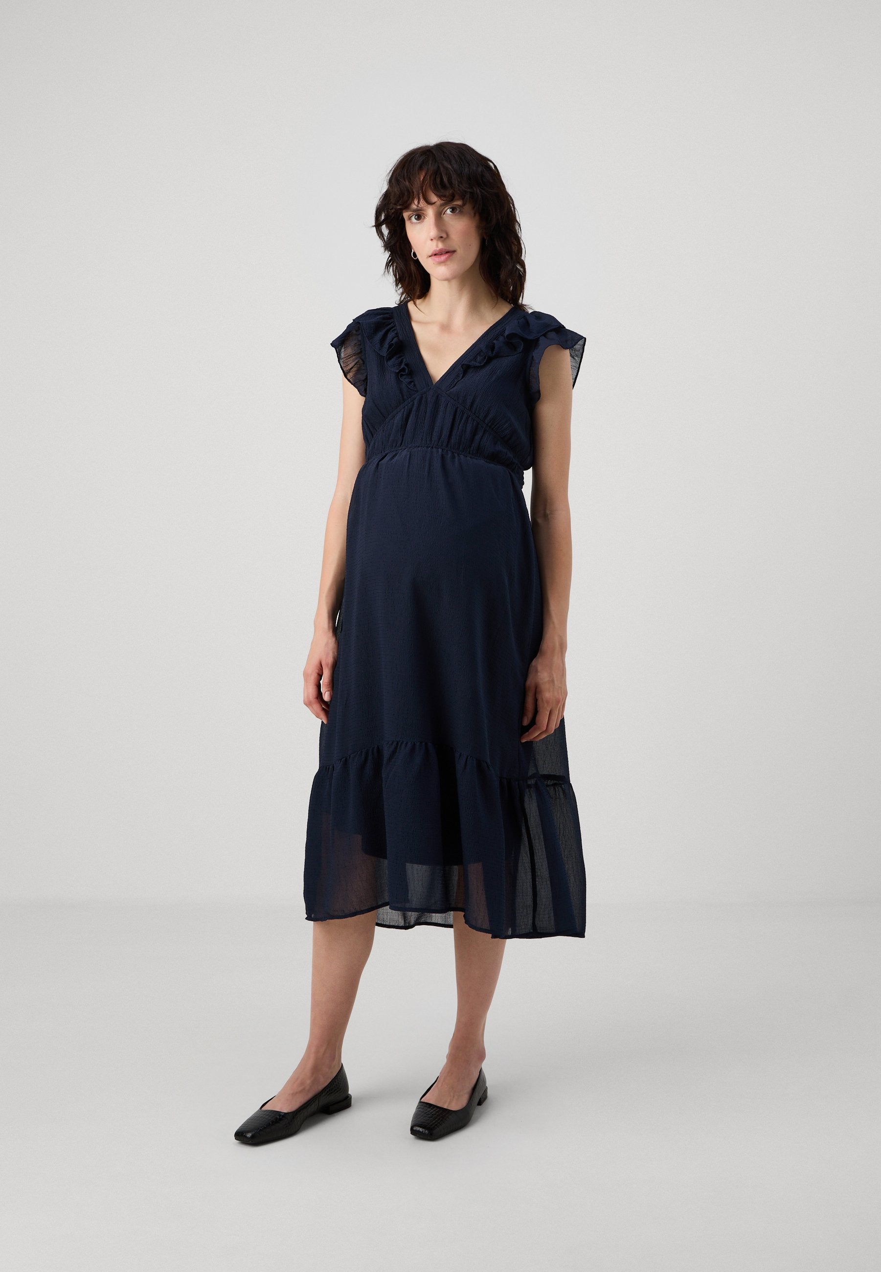 Vero Moda Maternity VMMEMILIE CAPSLEEVE CALF DRESS