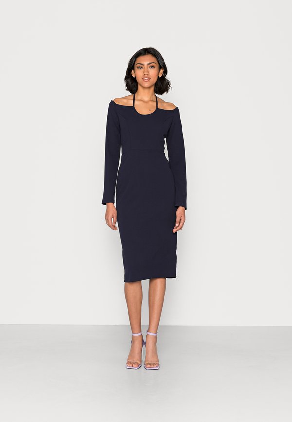 WAL G. ALEXIS CUT OUT HALTER DRESS