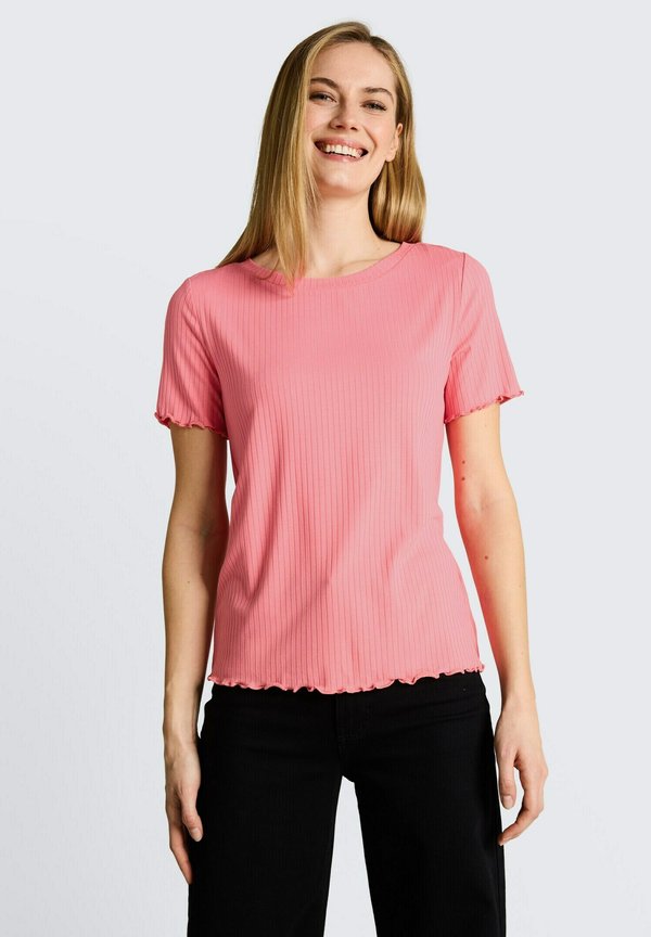 TOM TAILOR Basic T-shirt - soft fuchsia pink