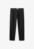 Mango Straight leg jeans - black denim