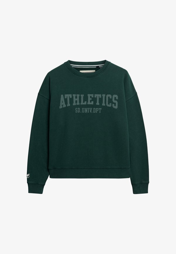 Superdry & Co ATHLETIC ESSENTIALS CREW - Sweatshirt - enamel green