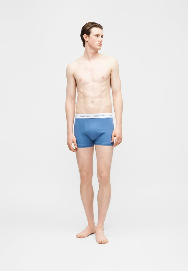 Calvin Klein Underwear 3 PACK - Trunks - driftwood/white/moonlight blu