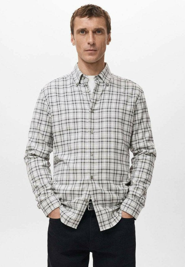 Mango Shirt - světle šedá vigore