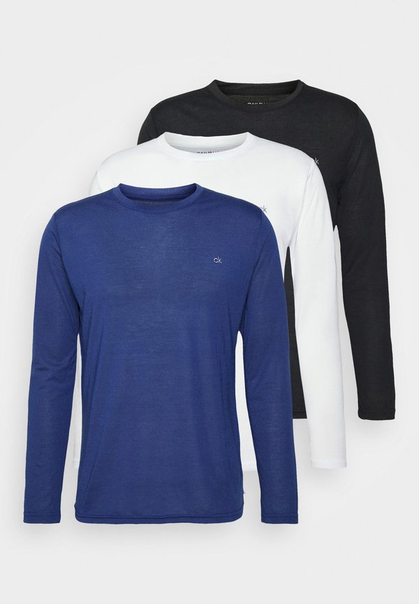 Calvin Klein Golf ASSORTED LONG SLEEVE 3 PACK - Long sleeved top - black/white/navy