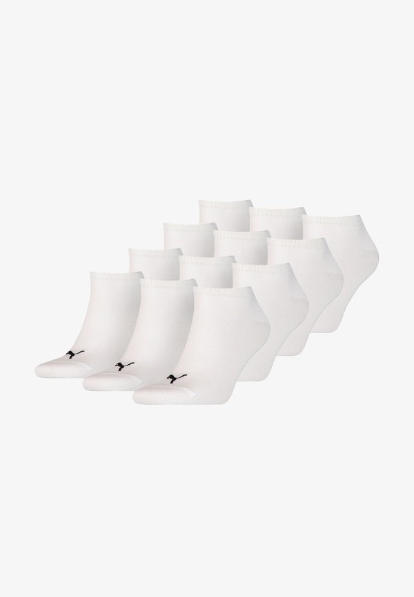 Puma 12 PACK - Sports socks -  white