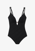 s.Oliver S.OLIVER BADEANZUG - Swimsuit - schwarz