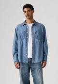 Levi's® MARIPOSA WORKER - Shirt - ani mid wash