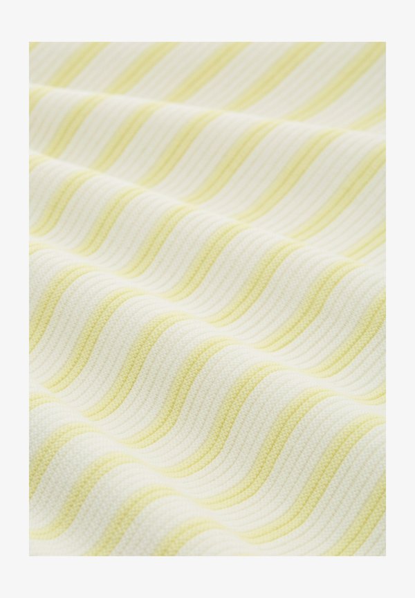 TOM TAILOR Jumper - yellow offwhite knit stripe
