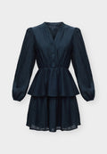 Vero Moda VMFIA V NECK SHORT - Day dress - navy blazer